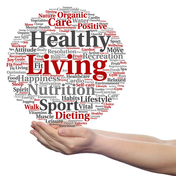  pozytywne odżywianie zdrowy tryb życia   - Zdjęcie, obraz