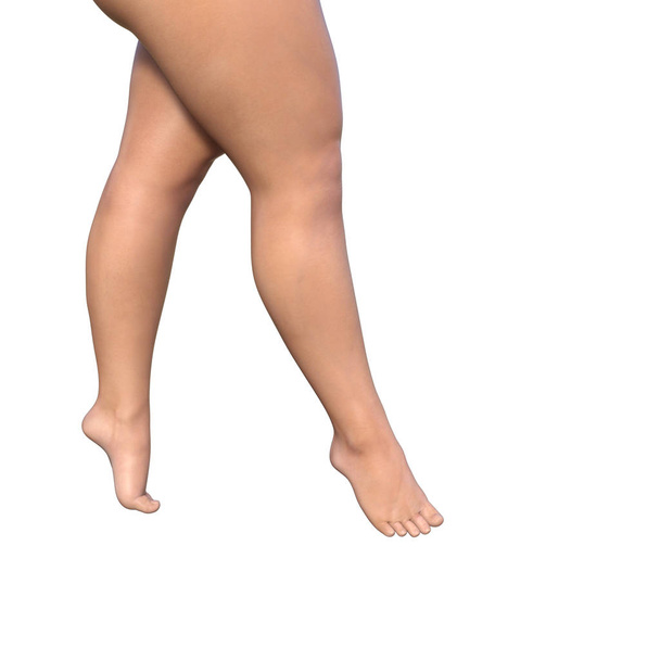 tlustý ženský nohy - Fotografie, Obrázek