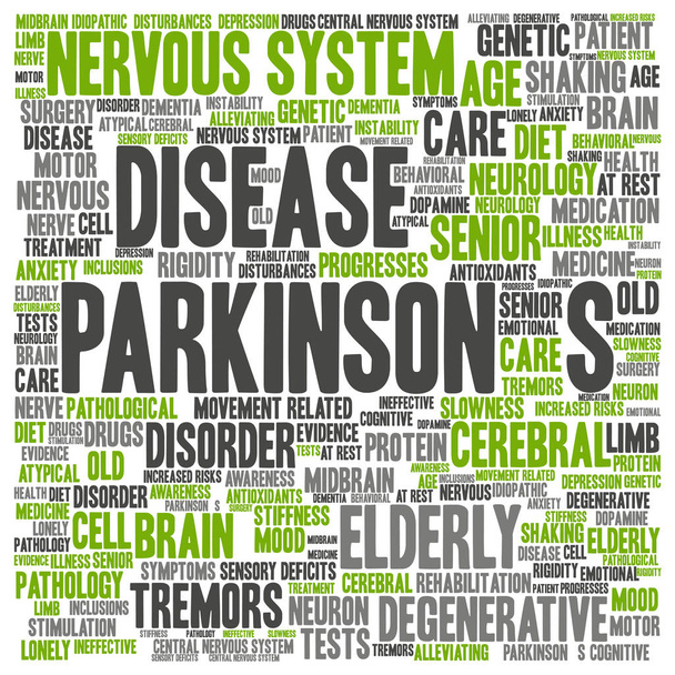  Konzept zur Parkinson-Krankheit - Foto, Bild