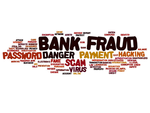 bank fraude betaling zwendel - Foto, afbeelding