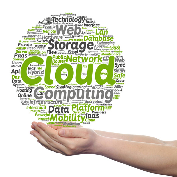 Web cloud computing technology  - Photo, Image