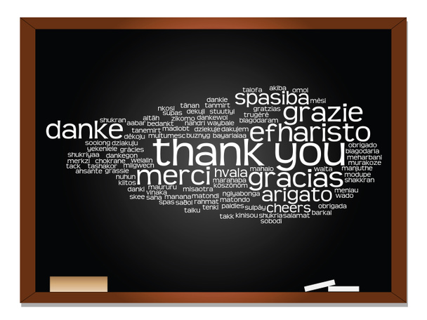 abstract thank you word cloud  - Photo, Image