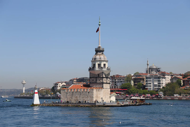Věž Panny v průlivu Bospor, Istanbul - Fotografie, Obrázek