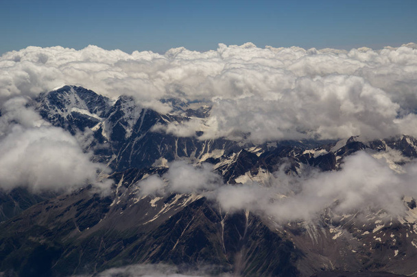 Panoramic view of Elbrus mountain - Photo, image