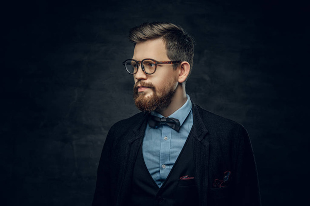 Eleganter Mann mit Brille  - Foto, Bild