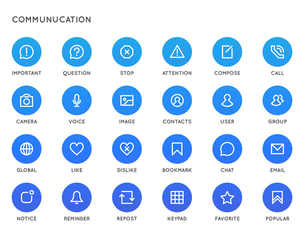 Systeem User Interface Icon Set - Vector, afbeelding