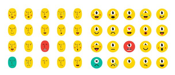 Set of Emoticons for Devices - Vector, Image
