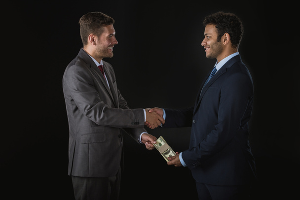 businessman bribing partner   - Photo, Image