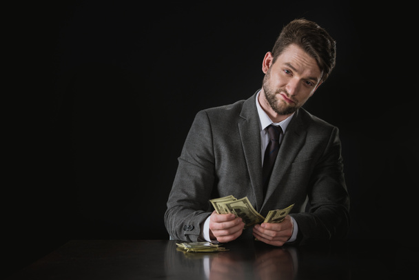 businessman counting money - Фото, зображення