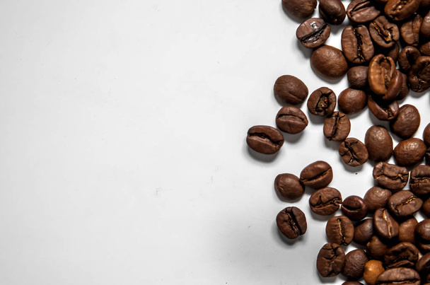 Mixture of different kinds of coffee beans. Coffee Background.  - Fotografie, Obrázek
