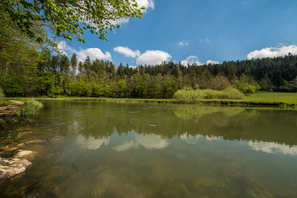 Γραφική Rakov Skocjan εθνικό πάρκο στη Σλοβενία - Φωτογραφία, εικόνα