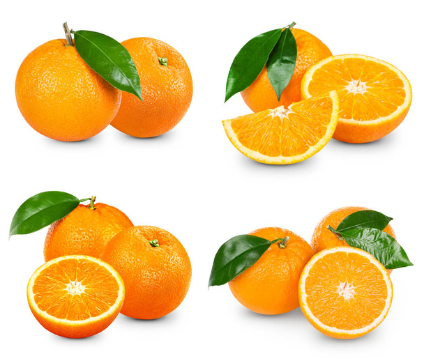 orange isolated on white - Фото, зображення