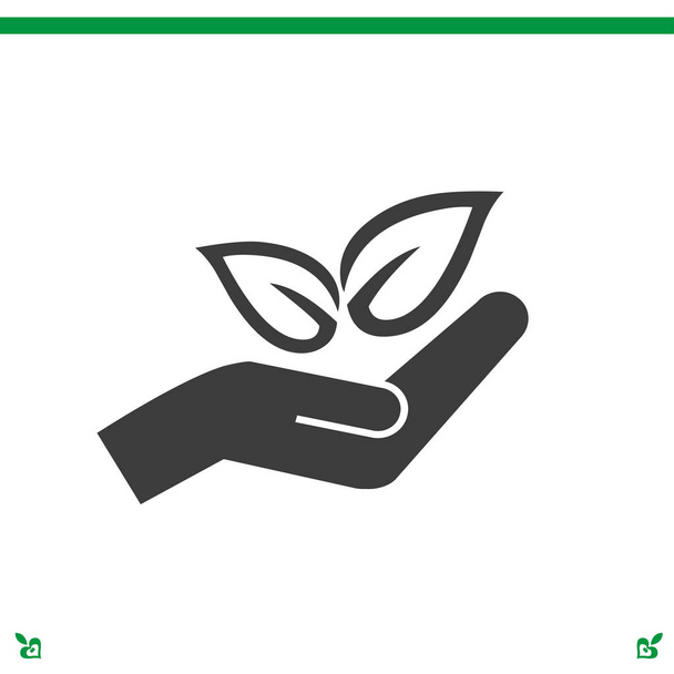 květinové Eco symbol  - Vektor, obrázek