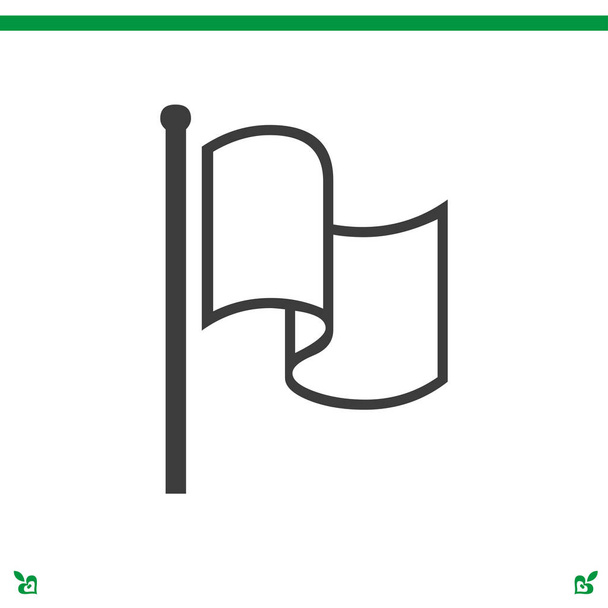 bandiera icona piatta
 - Vettoriali, immagini