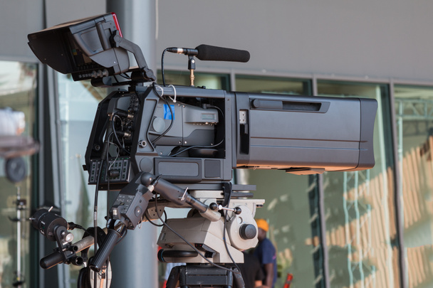 Profesionální videokamera pro vysílání televizního zpravodajství - Fotografie, Obrázek