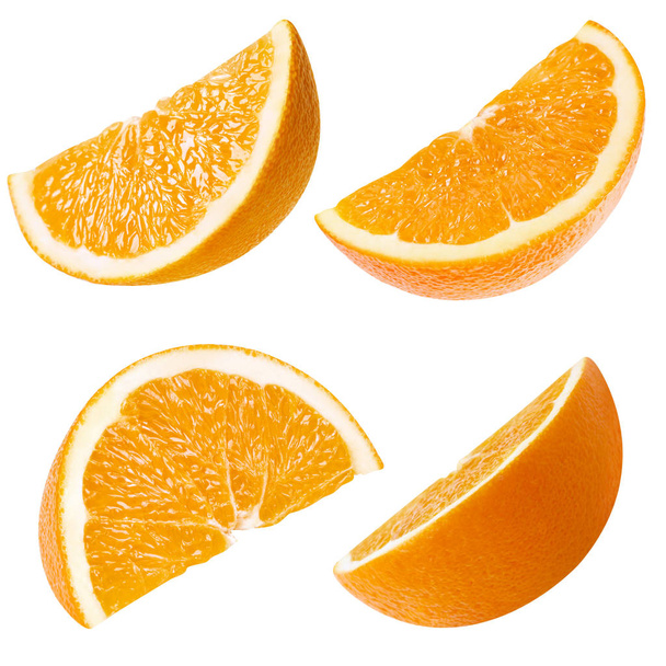 orange isolated on white - Фото, изображение