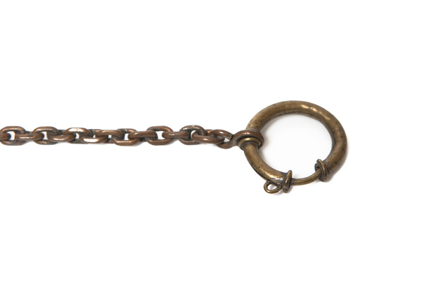 Chain with a round lock - Photo, Image