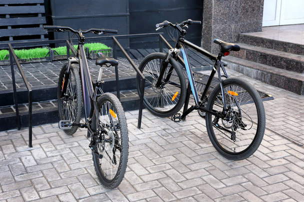 Bicycles in parking lots   - Fotó, kép