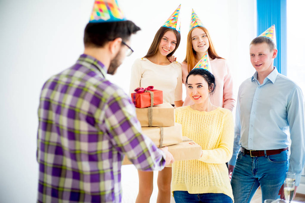 Birthday party at home - Фото, изображение