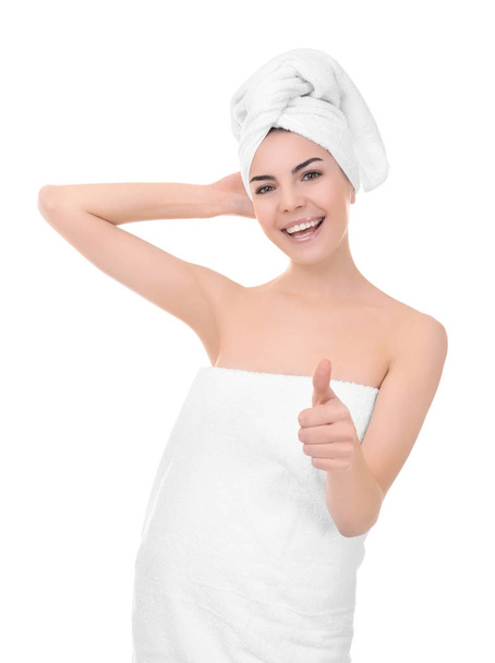 young woman after shower - Photo, image