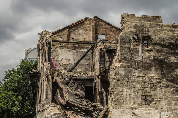 Odessa yıkık ev - Fotoğraf, Görsel