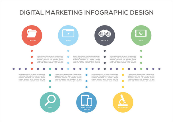 Digital Marketing Concept - Vector, Image