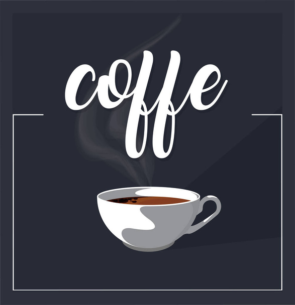 Coffee Time Concept - Vector, Image