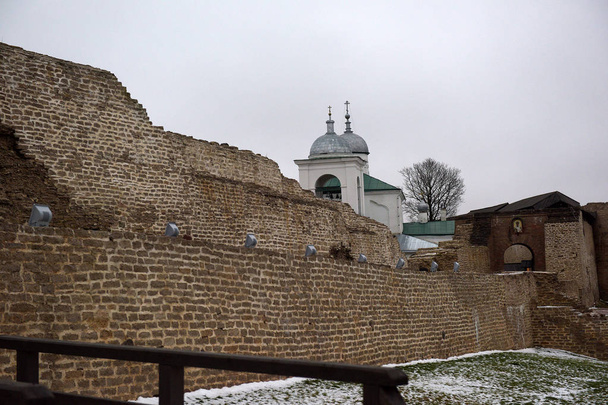 Izborsk fortress. City Izborsk, Pskov region, Russia, - 写真・画像