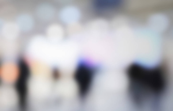 People background with an intentional blur effect applied - Photo, Image