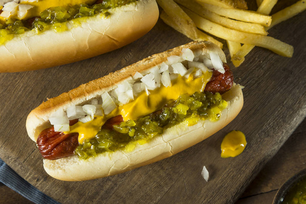 Homemade Deep Fried Hot Dogs - Zdjęcie, obraz