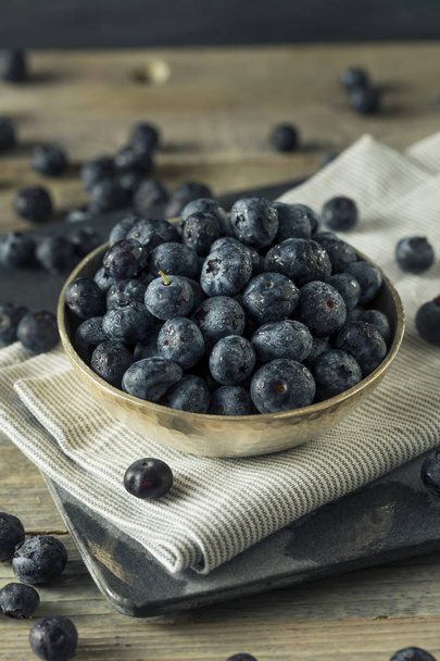 Raw Organic Healthy Blueberries - Zdjęcie, obraz
