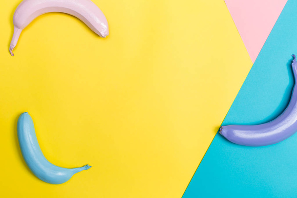 Colorful Painted bananas - Fotó, kép