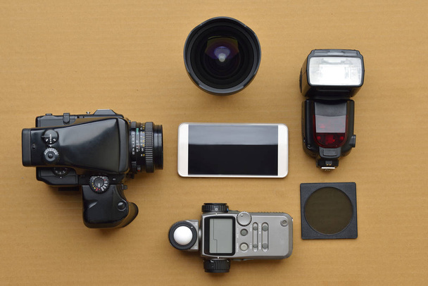  Top View of Photography Equipment - Photo, Image