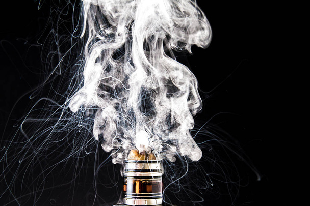 Electronic cigarette smoke cloud - Foto, imagen