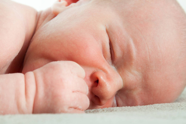 Newborn baby close up - Fotoğraf, Görsel