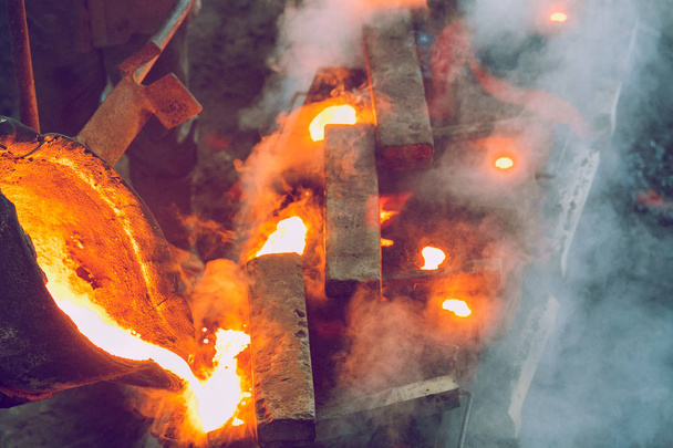 Metal foundry in Latvia. - Photo, Image