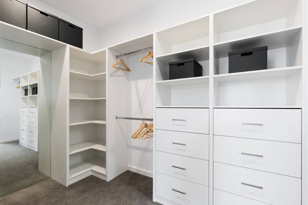 Large walk in wardrobe cabinetry details - Photo, Image