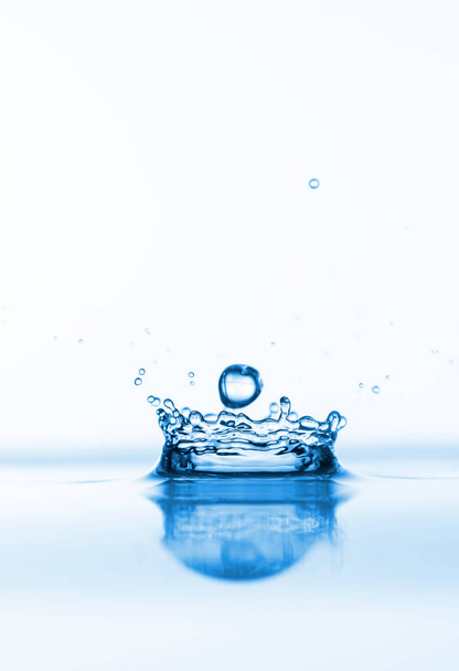 Photo of water splashes and ripples background - Photo, Image