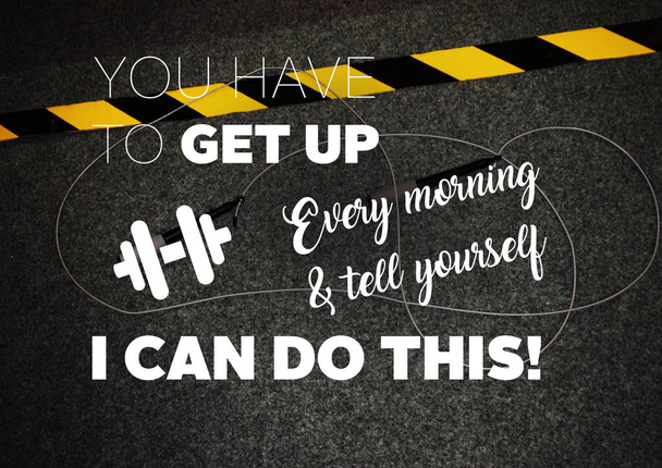 Fitness motivation quotes - Foto, imagen