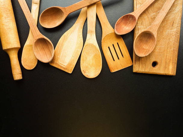 Hintergrund für Küchenutensilien - Foto, Bild