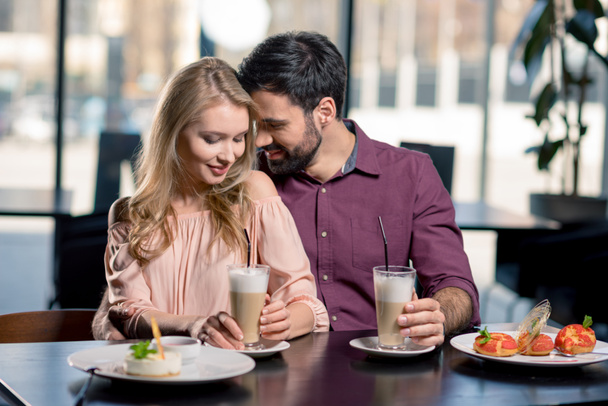 couple in love on coffee break - Photo, Image