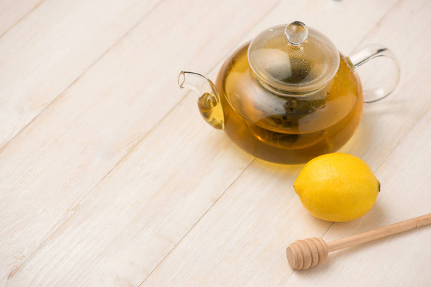 φλιτζάνι τσάι με λεμόνι - Φωτογραφία, εικόνα