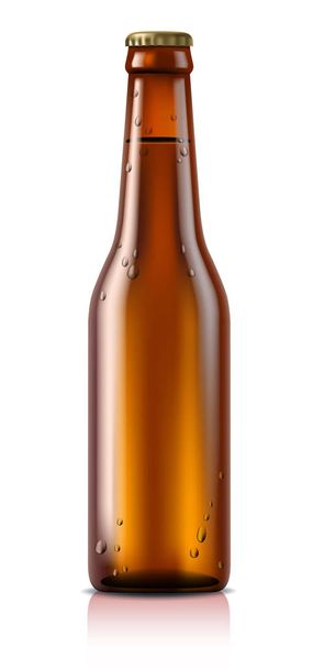 Glass beer bottle - Vektori, kuva