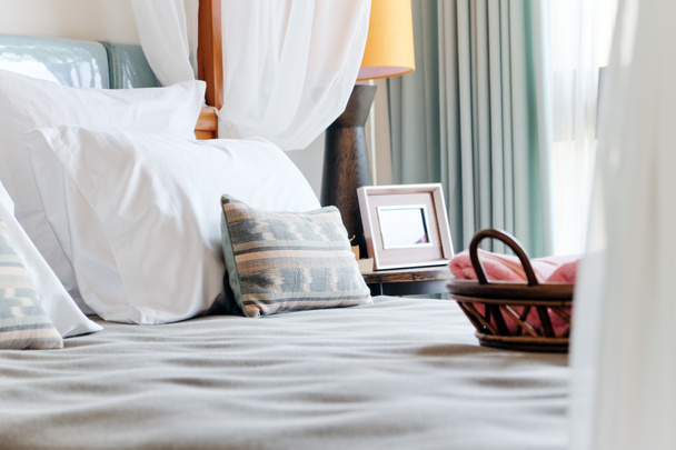  Luxury Bed görüntüsünü - Fotoğraf, Görsel