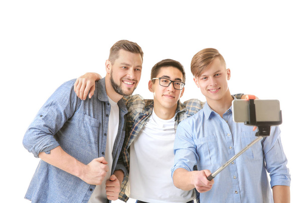 young men taking selfie  - Fotoğraf, Görsel
