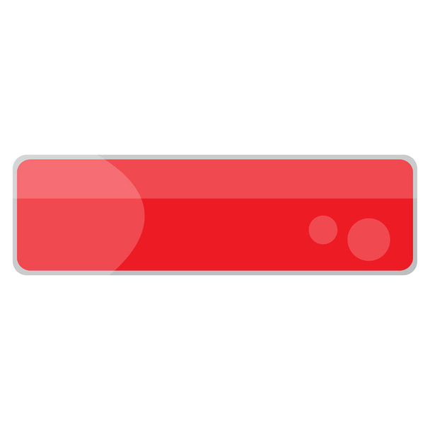 Isolated web button - Vector, imagen