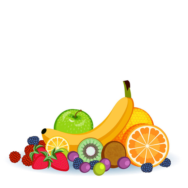 Fruit Arrangement 1 - Vector, Imagen