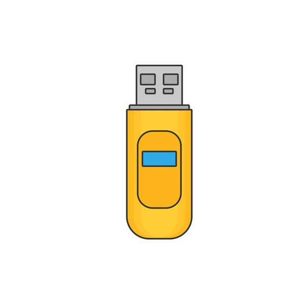 USB flash drive - Vetor, Imagem