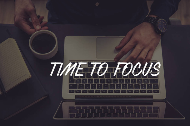 TIME TO FOCUS CONCEPT - Foto, afbeelding