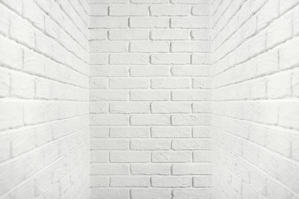bílá cihlová zeď, abstraktní pozadí fotka - Fotografie, Obrázek